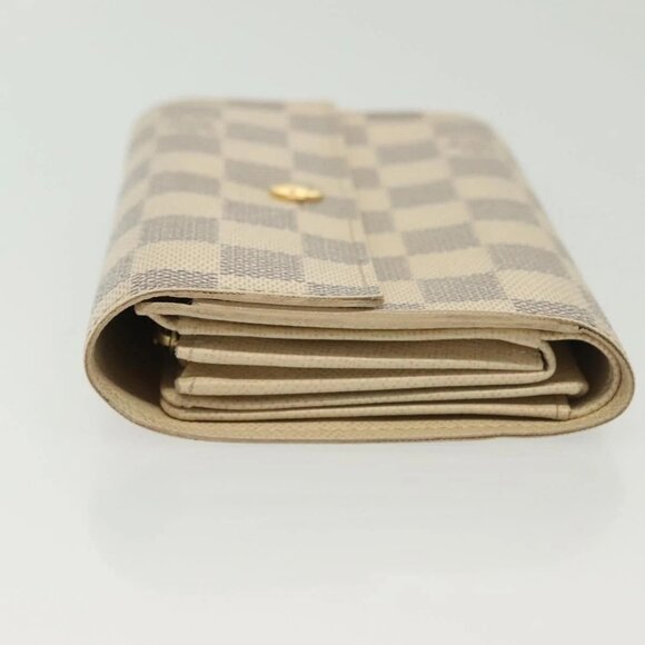 LOUIS VUITTON Damier Azur Portefeuille Alexandra Wallet N63068 LV Auth 130788 - Picture 8 of 16